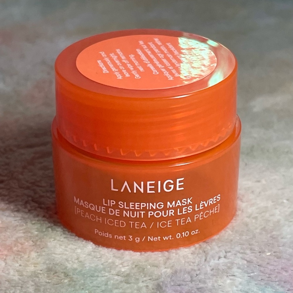 New Peach Iced Tea Flavor Laneige Lip Sleeping Mask Mini